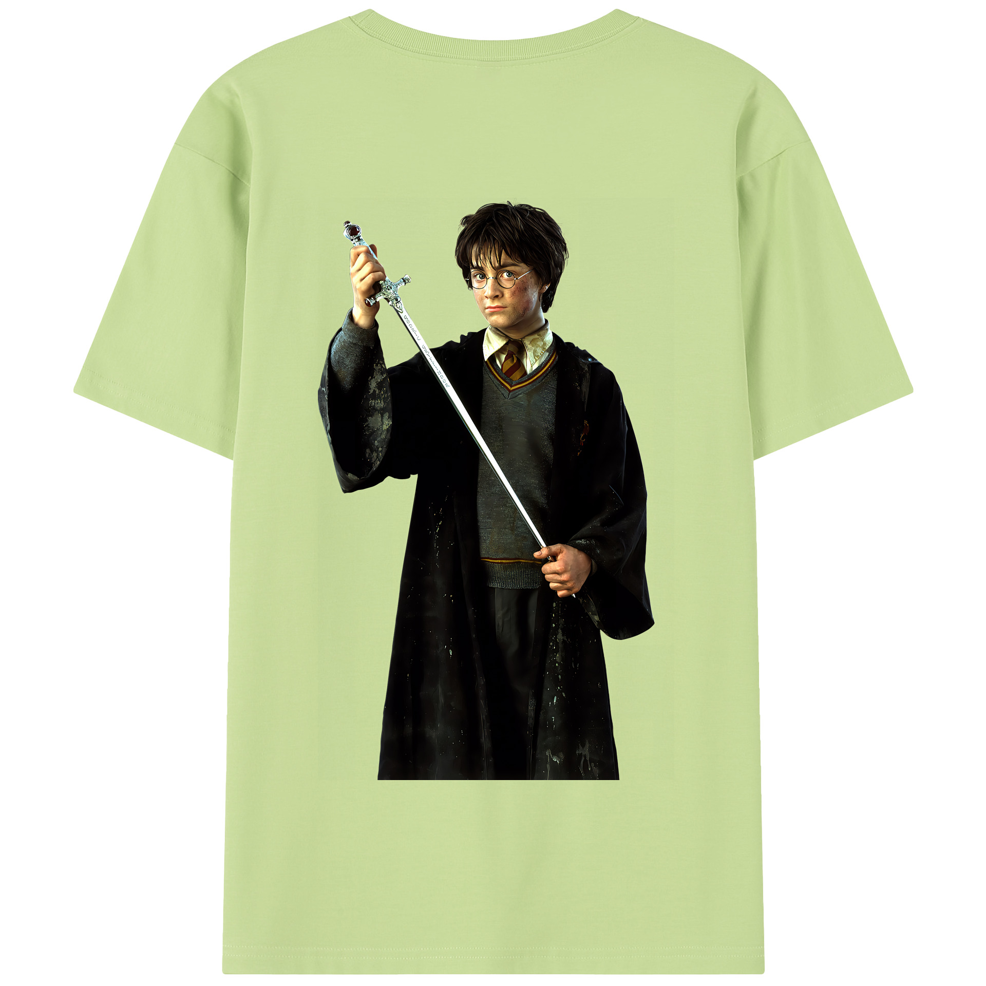 （画像用） Harry Potter ハリー・ポッターシリーズ 綿100％半袖Tシャツ（背面プリント）